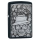Зажигалка ZIPPO Classic с покрытием Black Matte, латунь/сталь, чёрная, матовая, 38x13x57 мм