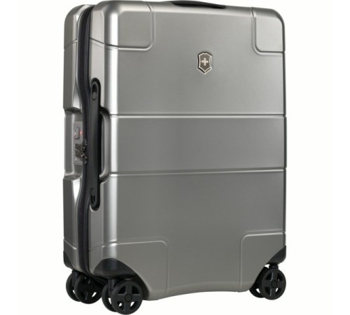 Чемодан VICTORINOX Lexicon, серый, 100% поликарбонат, 40x20x55 см, 34 л