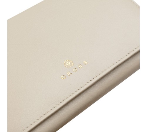 Кошелёк Cross Monaco Ivory, кожа наппа, гладкая, цвет 