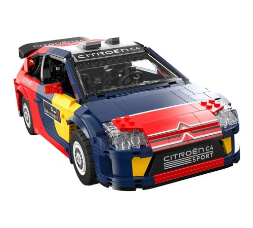 Конструктор CaDA раллийный автомобиль 2008 Citroen C4 WRC 1/12 (1569 деталей)