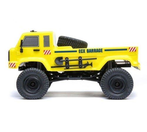 Краулер ECX 1:24 Scaler Crawler Barrage UV 4WD, электро, RTR (желтый)