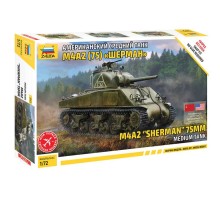 Сборная модель ZVEZDA Американский средний танк М4А2(75) 