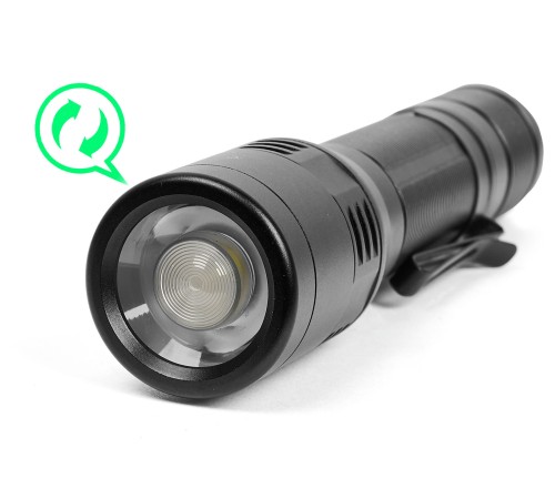 Ручной фонарь SKYWOODS WILD, 1800 люмен, USB-Type C, холодный свет, IP67