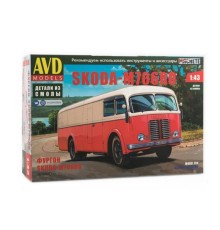 Сборная модель AVD SKODA-M706RO фургон, 1/43