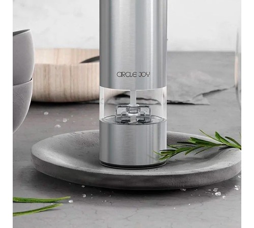 Мельница электрическая для специй Xiaomi Mi Circle Joy Silver, 17 см