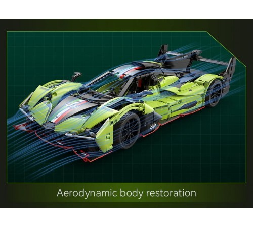 Конструктор CaDA спорткар Phantom Wing 1/10 (1817 деталей)