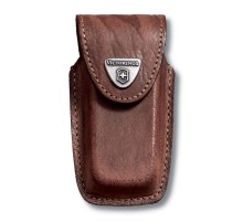 Чехол на ремень VICTORINOX для ножей 91 мм толщиной 5-8 уровней, кожаный, коричневый