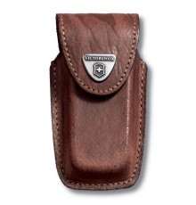Чехол на ремень VICTORINOX для ножей 91 мм толщиной 5-8 уровней, кожаный, коричневый