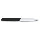 Нож для овощей и фруктов VICTORINOX Swiss Modern, лезвие 10 см с волнистой кромкой, чёрный