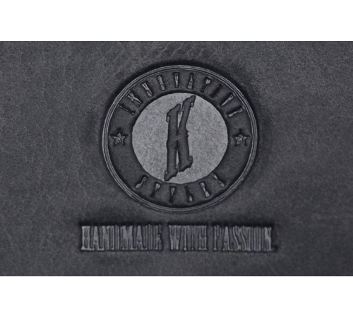 Бумажник KLONDIKE Yukon, натуральная кожа в черном цвете, 12,5 х 3 х 9,5 см
