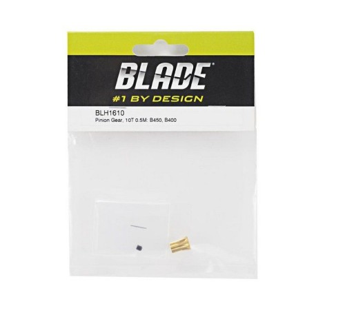 Ведущая шестерня (пиньон) 10T (модуль 0.5) Blade: 450 3D, 450 X, 400