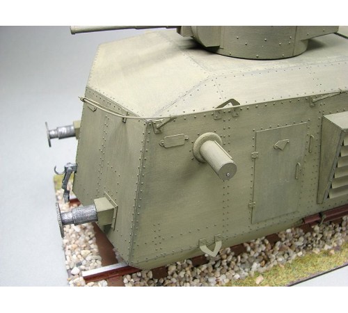 Сборная картонная модель Shipyard тяжелая бронедрезина BDT (№44), 1/25