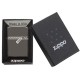 Зажигалка ZIPPO Classic с покрытием Black Ice ®, латунь/сталь, чёрная, глянцевая, 38x13x57 мм