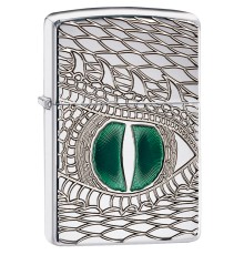 Зажигалка ZIPPO Armor™ с покрытием High Polish Chrome, латунь/сталь, серебристая, 38x13x57 мм