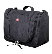 Несессер WENGER  «TOILETRY KIT»,  дорожный, чёрный, 27х11х22 см