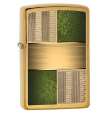 Зажигалка ZIPPO Classic с покрытием Brushed Brass, латунь/сталь, золотистая, матовая, 38x13x57 мм