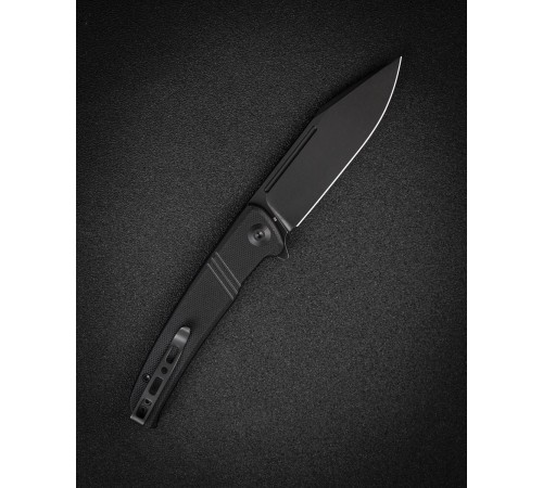 Складной нож SENCUT Brazoria D2 Steel Black Stonewashed Handle G10 Black
