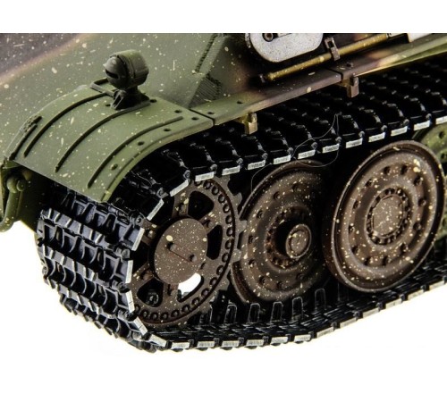 Р/У танк Taigen 1/16 Panther type F (Германия) HC версия, башня на 360, подшипники в ред., 2.4G RTR