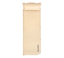 Коврик Naturehike CNK2300DZ014 D01 самонадувной с подушкой бежевый 3см, 6976507663397