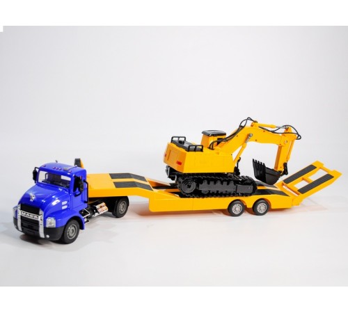 Радиоуправляемый тягач с тралом Double Eagle MACK 1/26 2.4G RTR