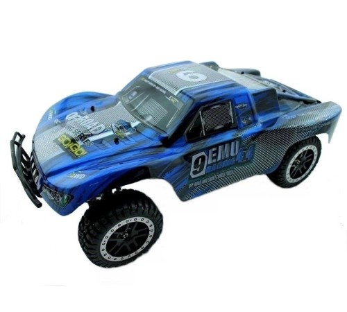 Радиоуправляемый шорт-корс Remo Hobby 9EMU TWINS MOTOR (синий) 4WD 2.4G 1/8 RTR