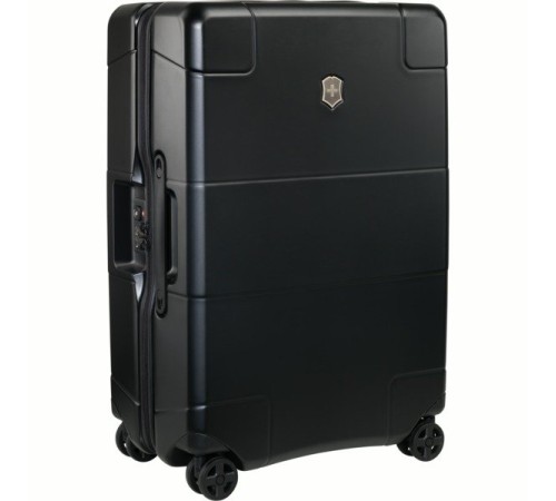 Чемодан VICTORINOX Lexicon, чёрный, 100% поликарбонат, 45x28x68 см, 73 л