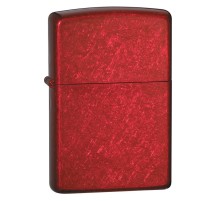 Зажигалка ZIPPO Classic с покрытием Candy Apple Red™, латунь/сталь, красная, глянцевая, 38x13x57 мм