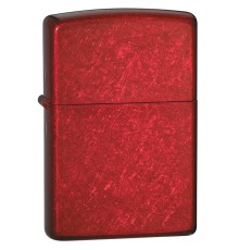 Зажигалка ZIPPO Classic с покрытием Candy Apple Red™, латунь/сталь, красная, глянцевая, 38x13x57 мм
