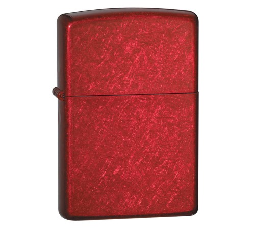 Зажигалка ZIPPO Classic с покрытием Candy Apple Red™, латунь/сталь, красная, глянцевая, 38x13x57 мм