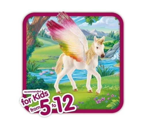 Фигурка Schleich Детеныш крылатого радужного единорога