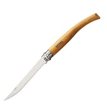 Нож филейный Opinel №12, нержавеющая сталь, рукоять из дерева бука, 000518