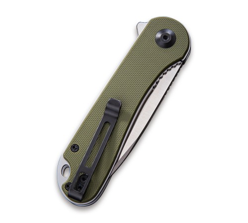 Складной нож CIVIVI Elementum D2 Steel Satin Finished Handle G10 Green