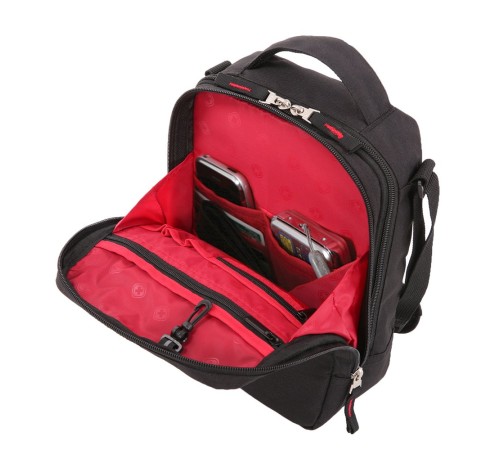 Сумка-планшет SWISSGEAR черный, полиэстер M2, 22 x 9 x 29 см