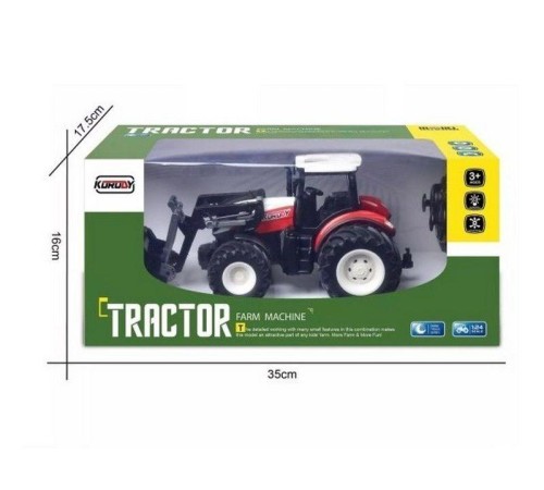 Р/У фермерский трактор Korody с фронтальным погрузчиком 1/24 2.4G 6CH RTR
