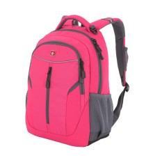Рюкзак WENGER, розовый/серый, полиэстер 600D/420D, 32x15x45 см, 22 л