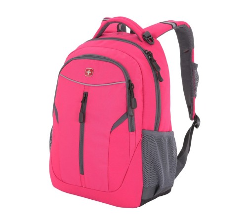 Рюкзак WENGER, розовый/серый, полиэстер 600D/420D, 32x15x45 см, 22 л