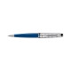 Шариковая ручка Waterman Blue Obsession, цвет - никель/синий лак, перо - нержавеющая сталь