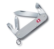 Нож перочинный VICTORINOX Cadet Alox, 84 мм, 9 функций, алюминиевая рукоять, серебристый