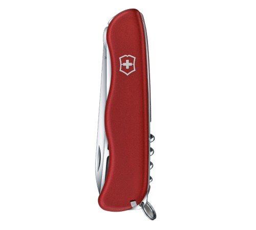 Нож перочинный VICTORINOX Cheese Master, 111 мм, 8 функций, с фиксатором лезвия, красный
