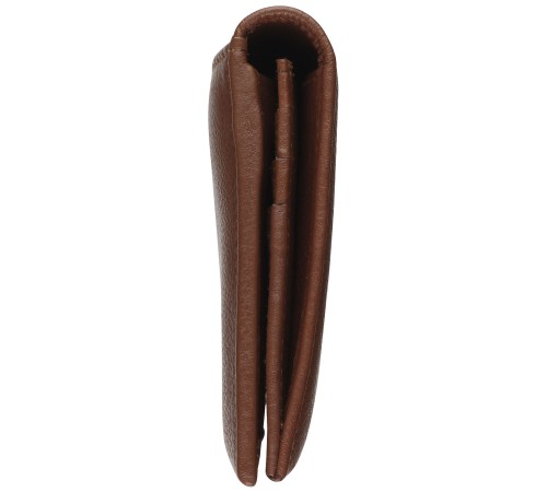 Кошелёк женский BUGATTI Lady Top, коньячный, натуральная воловья кожа, 19,5х2х10 см