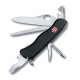 Нож перочинный VICTORINOX Trailmaster One Hand, 111 мм, 12 функций, с фиксатором лезвия, чёрный