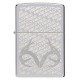 Зажигалка ZIPPO Reatree® с покрытием High Polish Chrome, латунь/сталь, серебристая, 38x13x57 мм