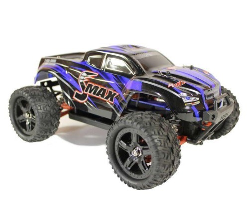 Радиоуправляемый монстр Remo Hobby SMAX UPGRADE (синий) 4WD 2.4G 1/16 RTR