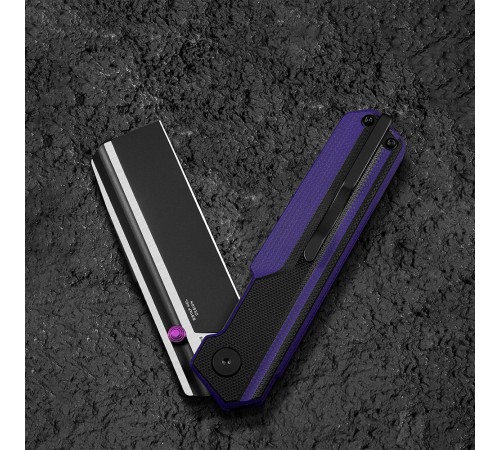 Нож Bestech Tardis сталь D2, рукоять G10 черно-фиолетовая
