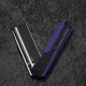 Нож Bestech Tardis сталь D2, рукоять G10 черно-фиолетовая