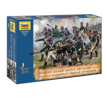 Сборные солдатики ZVEZDA Русская гвардейская тяжелая артиллерия 1812-1814 гг., 1/72