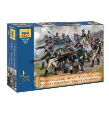 Сборные солдатики ZVEZDA Русская гвардейская тяжелая артиллерия 1812-1814 гг., 1/72