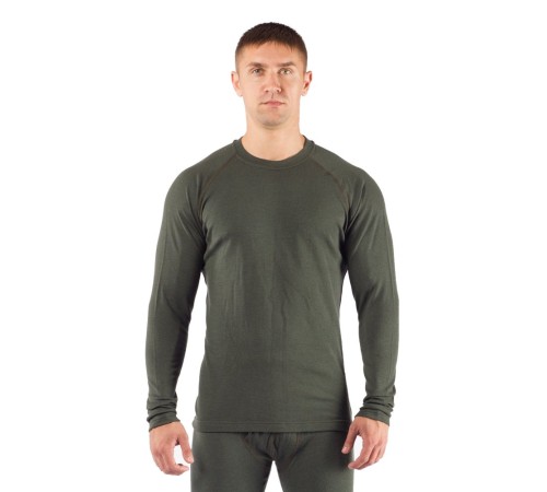 Футболка  мужская Rosta/ дл. рукав/ шерсть 220/ зеленый / M  (Rosta6262M)