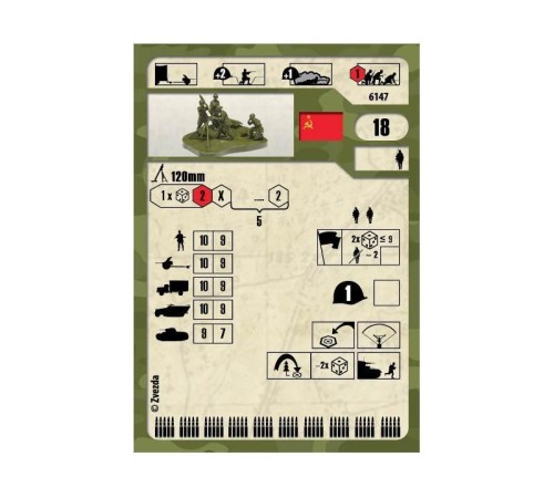 Сборные солдатики ZVEZDA Советский 120-мм миномёт с расчётом, 1/72