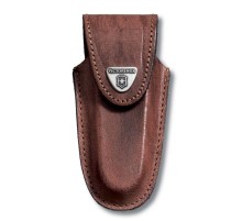 Чехол на ремень VICTORINOX для ножей 111 мм толщиной 2-3 уровня, кожаный, коричневый